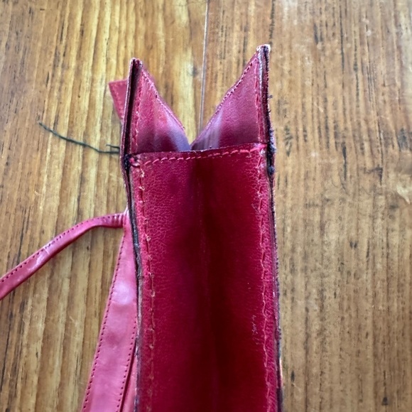 Vintage Genuine Leather Animal Long Strap Made in India Purse - Picture 3 of 13